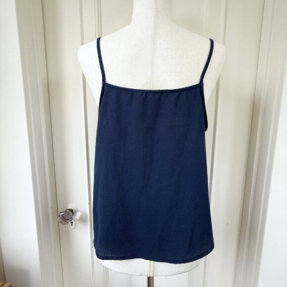 LUSH Navy Knot Front Cami Tank Size M - Picture 6 of 10